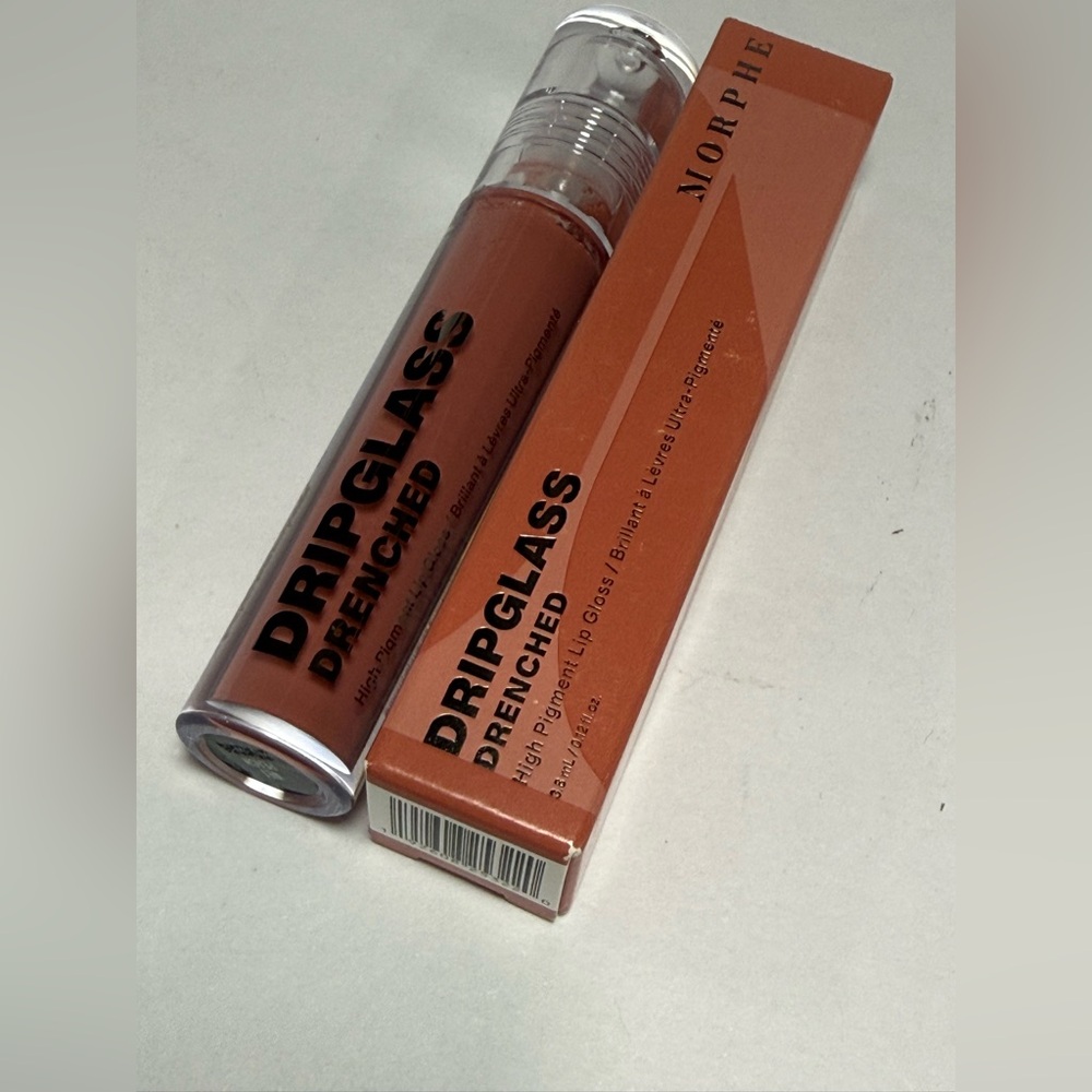 Morphe Wet Peach Dripglass Drenched High Pigment Lip Gloss NEW